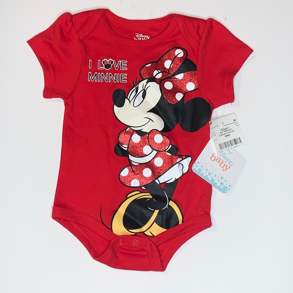 Disney Baby “I Love Minnie” onesie